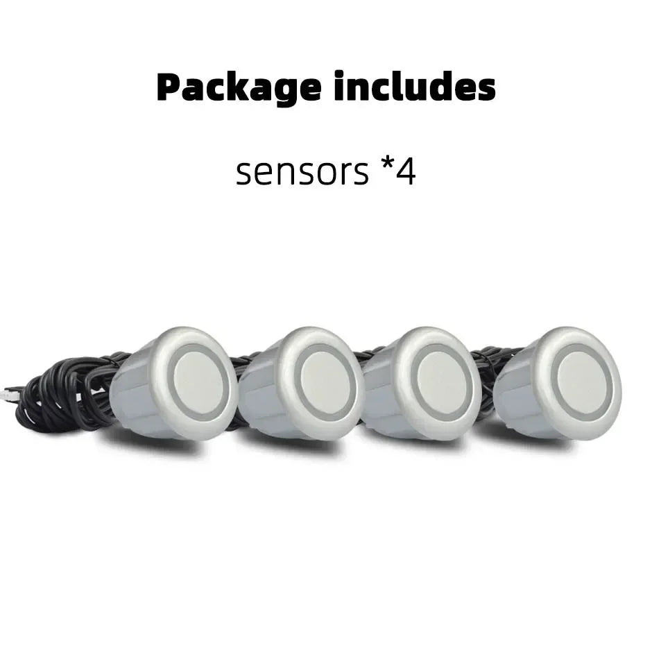 4PCS 22mm Ultrasonic Parking Sensors Reverse Backup Radar System Choose From Red, Black, White, Silver, Gray, Gold, and More! ExactoMag 