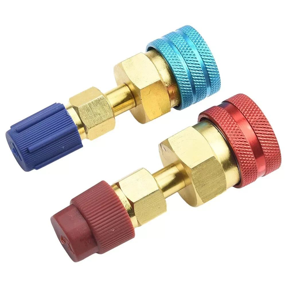 R1234YF to R134A Quick Coupler Adapter Fits Car A/C High Low Side Conversion Kit ExactoMag 