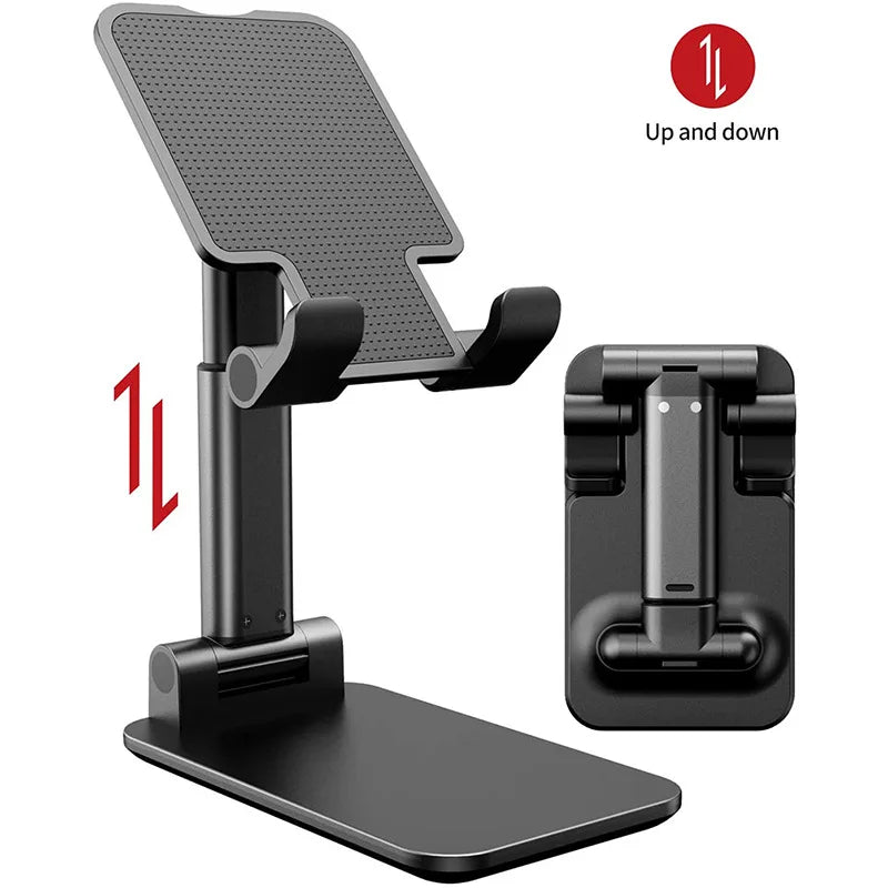 Foldable ABS Desktop Mobile Phone Stand For iPad iPhone 16 15 Smartphone Support Tablet Desk Cell Phone Portable Holder Bracket ExactoMag 