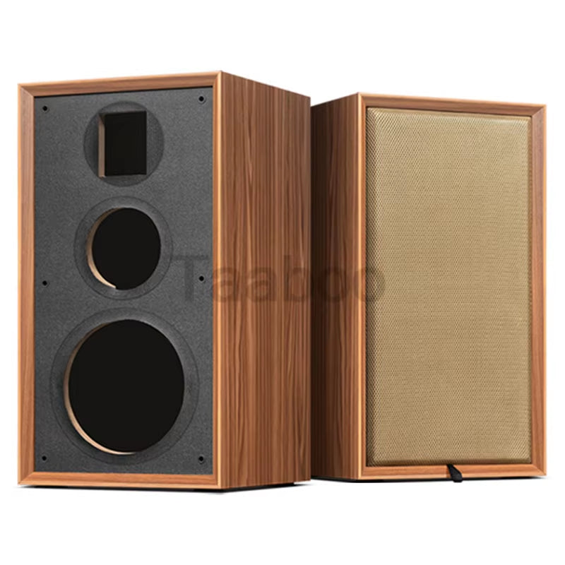 8 Inch Three-Way Labyrinth Speaker Empty Box Bookshelf Speaker Home Speaker DIY Hifi Audio Wooden Handmade Box Passive Speaker ExactoMag 