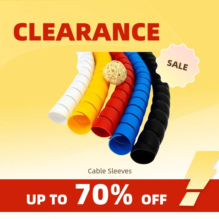 Clearance_2meters 8mm 10mm Line Organizer Pipe Protection Flexible Spiral Wrap Winding Cable Wire Protector Cable Sleeve Cover T ExactoMag 