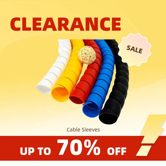 Clearance_2meters 8mm 10mm Line Organizer Pipe Protection Flexible Spiral Wrap Winding Cable Wire Protector Cable Sleeve Cover T ExactoMag 