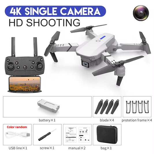 Experience Adventure with the KDBFA 2024 E88 Pro WIFI FPV Drone - 4K HD Camera for Stunning Aerial Photography! ExactoMag 