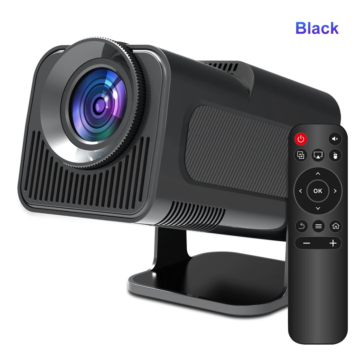 4K Android 11 Projector Native 1080P 390ANSI HY320 Dual Wifi6 BT5.0 1920*1080P Cinema Portable Projetor Upgrated HY300 ExactoMag 