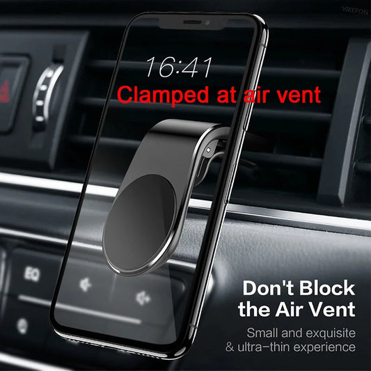 Magnetic Car Phone Holder Stand Air Vent Clip Car Mobile Mount Bracket Cellphone GPS Support in Car For iPhone Xiaomi Samsung LG ExactoMag 