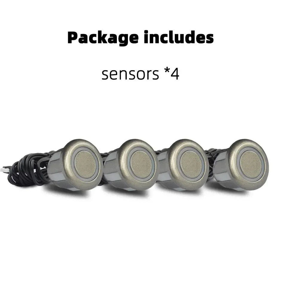 4PCS 22mm Ultrasonic Parking Sensors Reverse Backup Radar System Choose From Red, Black, White, Silver, Gray, Gold, and More! ExactoMag 