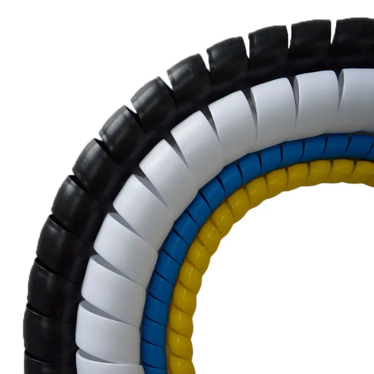 Clearance_2meters 8mm 10mm Line Organizer Pipe Protection Flexible Spiral Wrap Winding Cable Wire Protector Cable Sleeve Cover T ExactoMag 