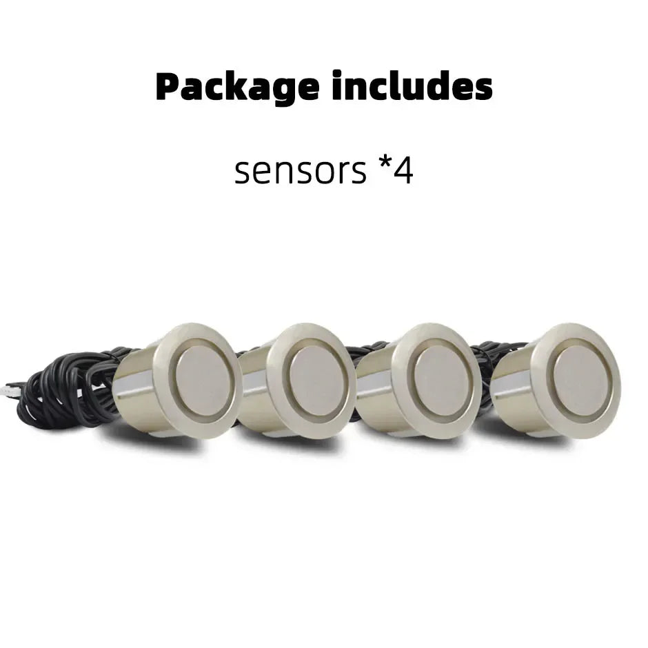 4PCS 22mm Ultrasonic Parking Sensors Reverse Backup Radar System Choose From Red, Black, White, Silver, Gray, Gold, and More! ExactoMag 